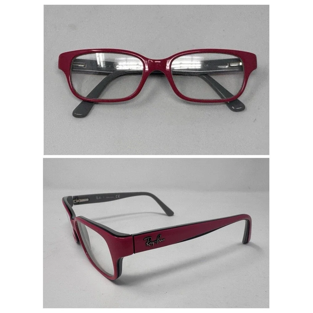 Ray-Ban RB1527 Junior Eyeglass Frames Only 47-15-125 Pink-Red Gray 3575